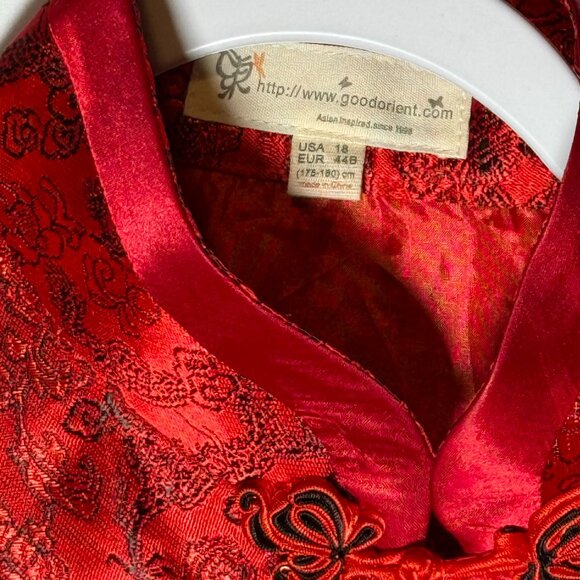 Oriental Jacket | Red | Woman Size 18 - Picture 4 of 5